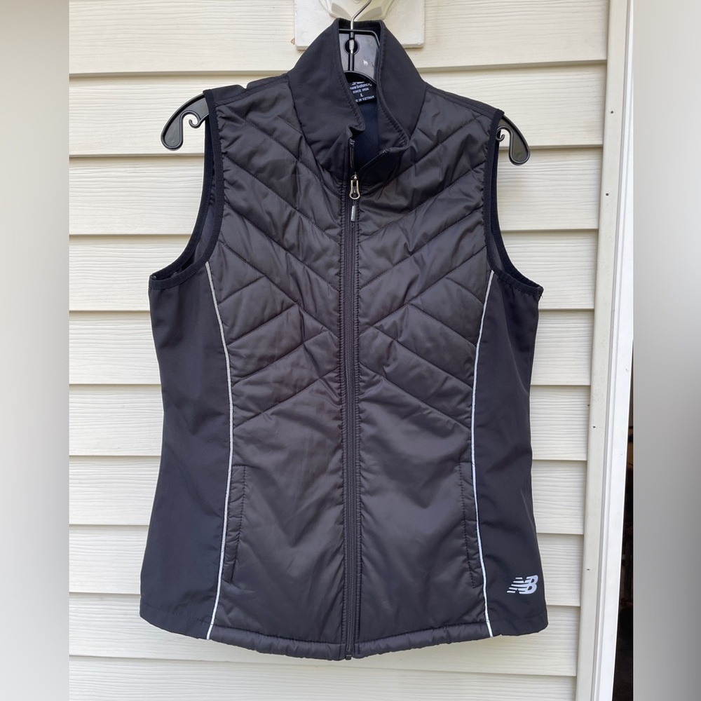 Stylish Women's Black Quilted Vest